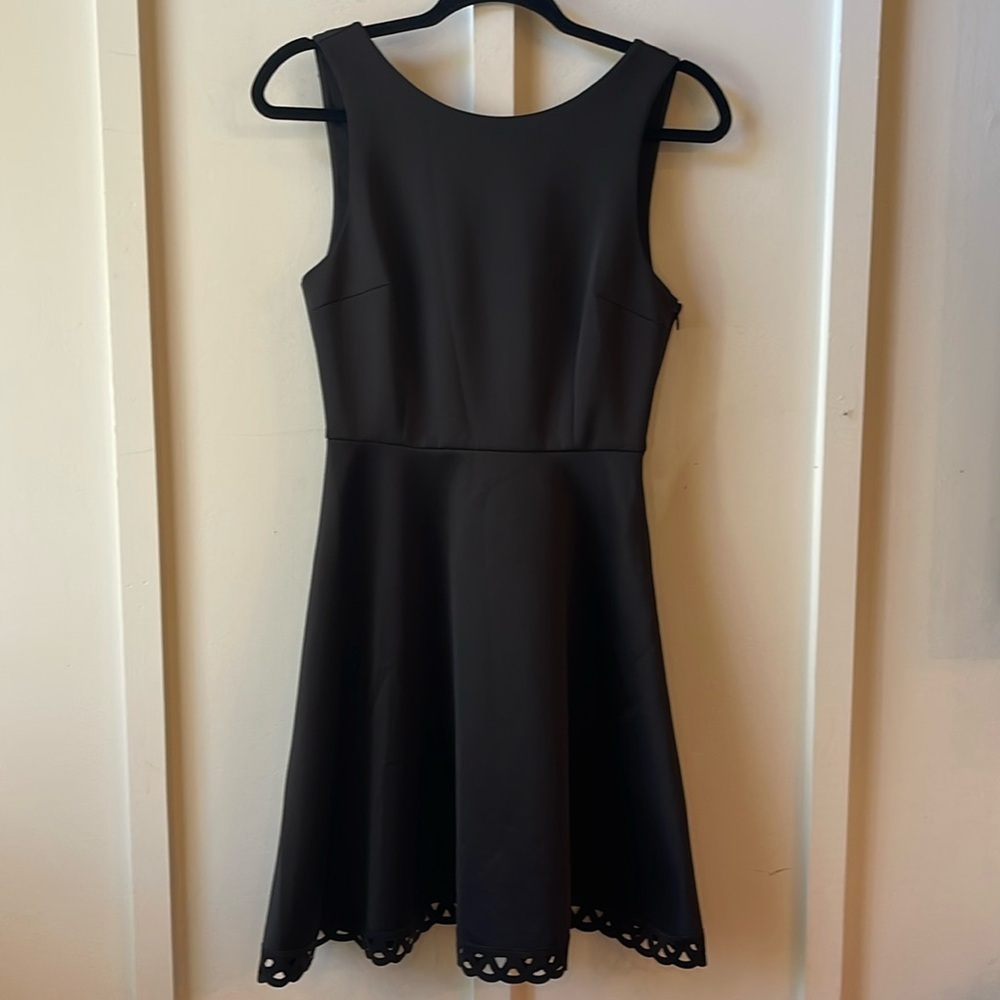 Susana Monaco Black Sleeveless Skater Dress